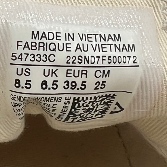 Converse All Star Chuck Taylor Stripes Stars Casino Navy Size 8.5 Women's - Picture 2 of 8